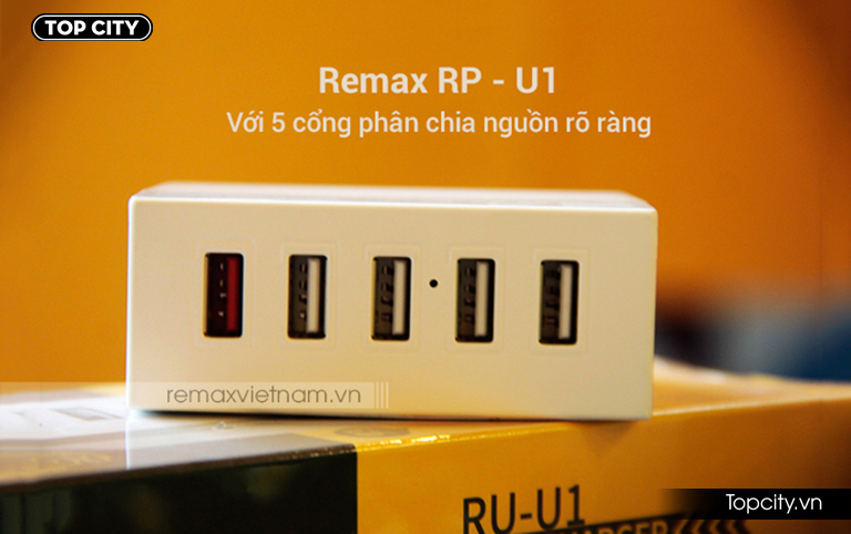 Củ sạc 5 cổng USB Remax RU-U1 - 4